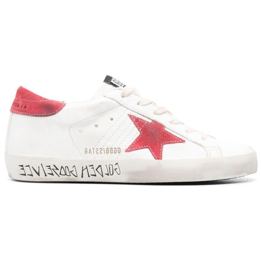 (W) Golden Goose Super-Star 'Distressed White Red' 圖 2