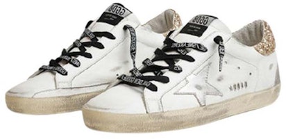 金鵝Super-Star 做舊款 耐磨防滑 低幫休閒板鞋 女款 白 Lookbook 金鵝Super-Star 做舊款 耐磨防滑 低幫休閒板鞋 女款 白