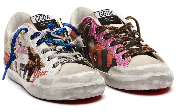 (W) Golden Goose Super-Star 'Distressed White Patchwork' 圖 3