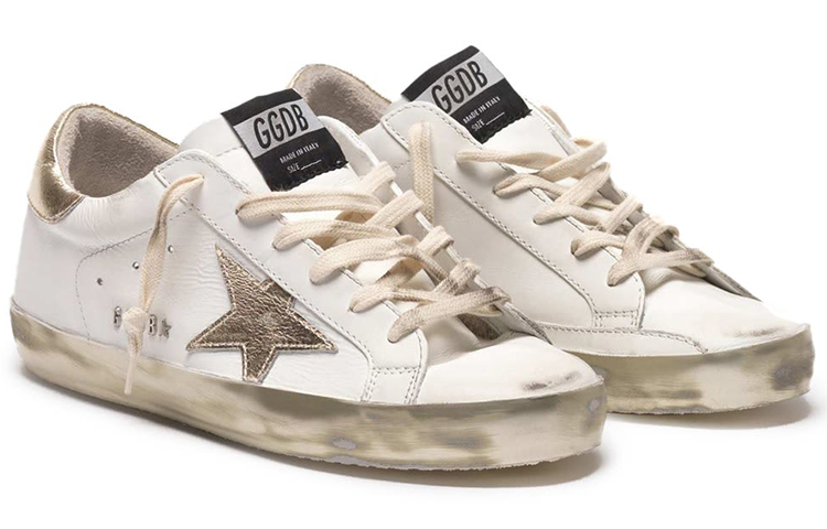 Lookbook (W) Golden Goose Super-Star 'Kulit Putih Distressed' GCOWS590.E37