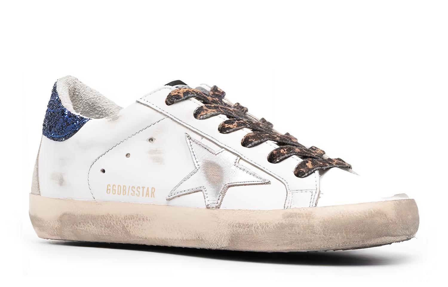 (W) Golden Goose Super-Star 'Distressed White Blue' 圖 3