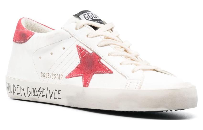(W) Golden Goose Super-Star 'Distressed White Red' 圖 3