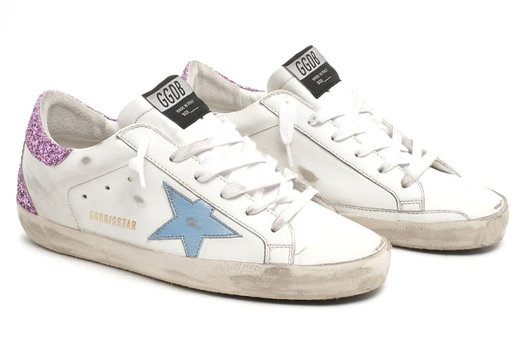 (W) Golden Goose Super-Star 'Distressed White Purple' 圖 4