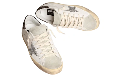 (Women) Golden Goose Super-Star 'Distressed White Star'
