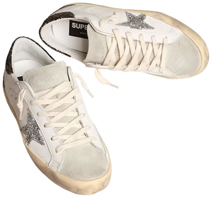 (W) Golden Goose Super-Star 'Bintang Putih Distressed' GWF00102.F003971.11353 Shop (W) Golden Goose Super-Star 'Bintang Putih Distressed' GWF00102.F003971.11353