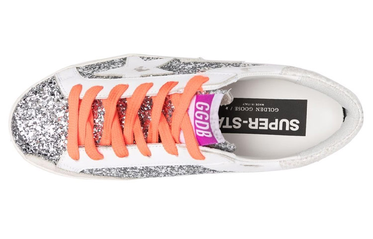 (W) Golden Goose Super-Star 'Distressed White Silver' 圖 4