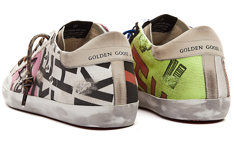 (W) Golden Goose Super-Star 'Distressed White Patchwork' 圖 4