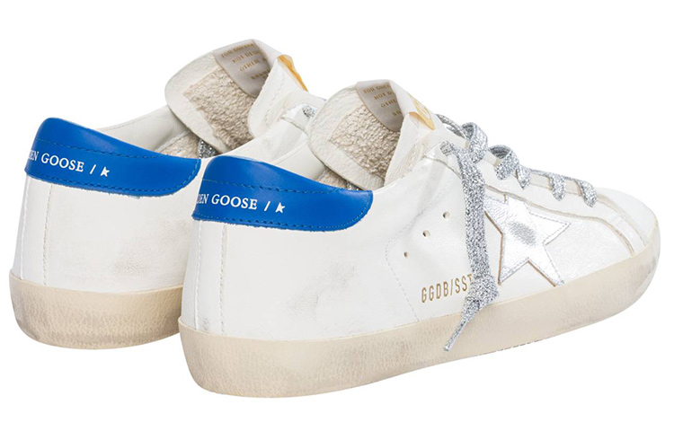 (W) Golden Goose Super-Star 'Distressed White Blue' 圖 5