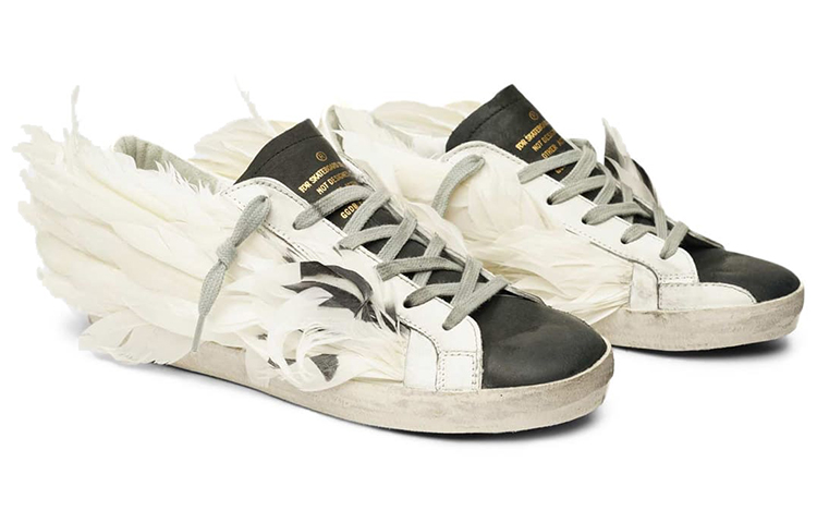 (W) Golden Goose Super-Star 'Feather Hollow-Star White' 圖 2