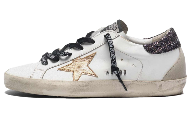 (W) Golden Goose Super-Star 'Glittering Star White'