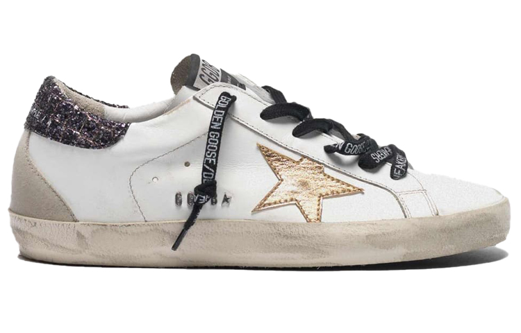 (W) Golden Goose Super-Star 'Glittering Star White' 圖 2