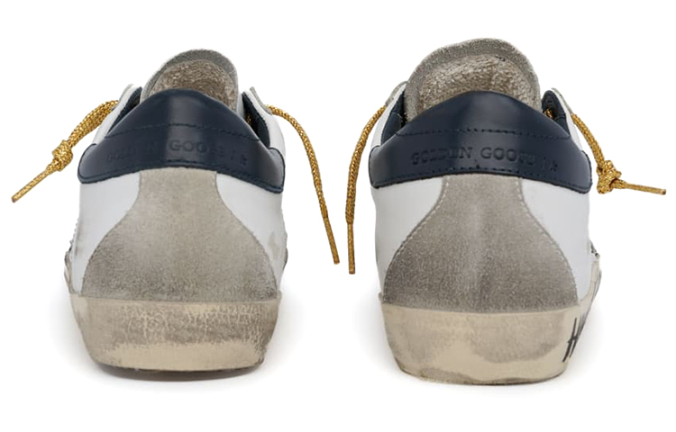 (W) Golden Goose Super-Star 'Gold Lettering White Black Distressed' 圖 4