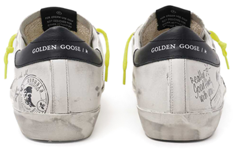 (W) Golden Goose Super-Star 'Graffiti Distressed White' 圖 4