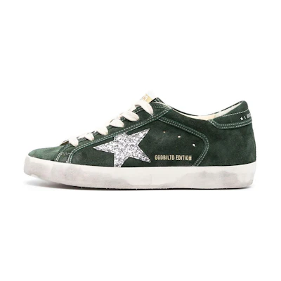 (W) Golden Goose Super-Star 'Green White'