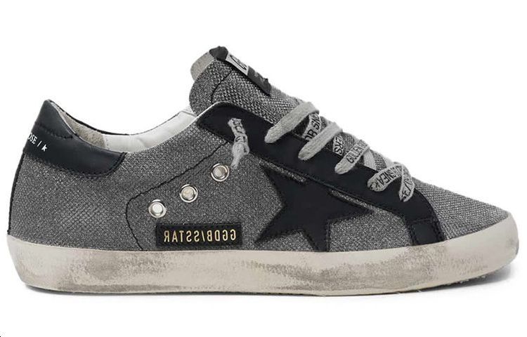 (W) Golden Goose Super-Star 'Grey Black Star Distressed' 圖 2