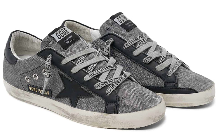 (W) Golden Goose Super-Star 'Grey Black Star Distressed' 圖 3