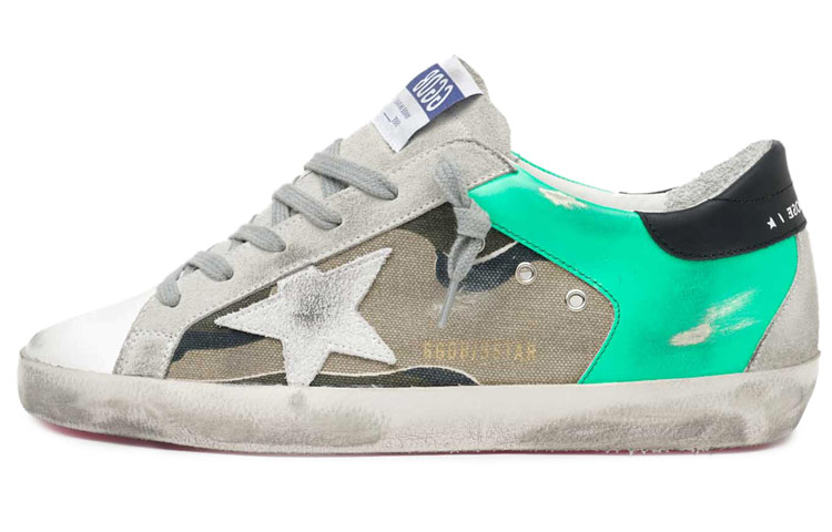 (W) Golden Goose Super-Star 'Grey Green'