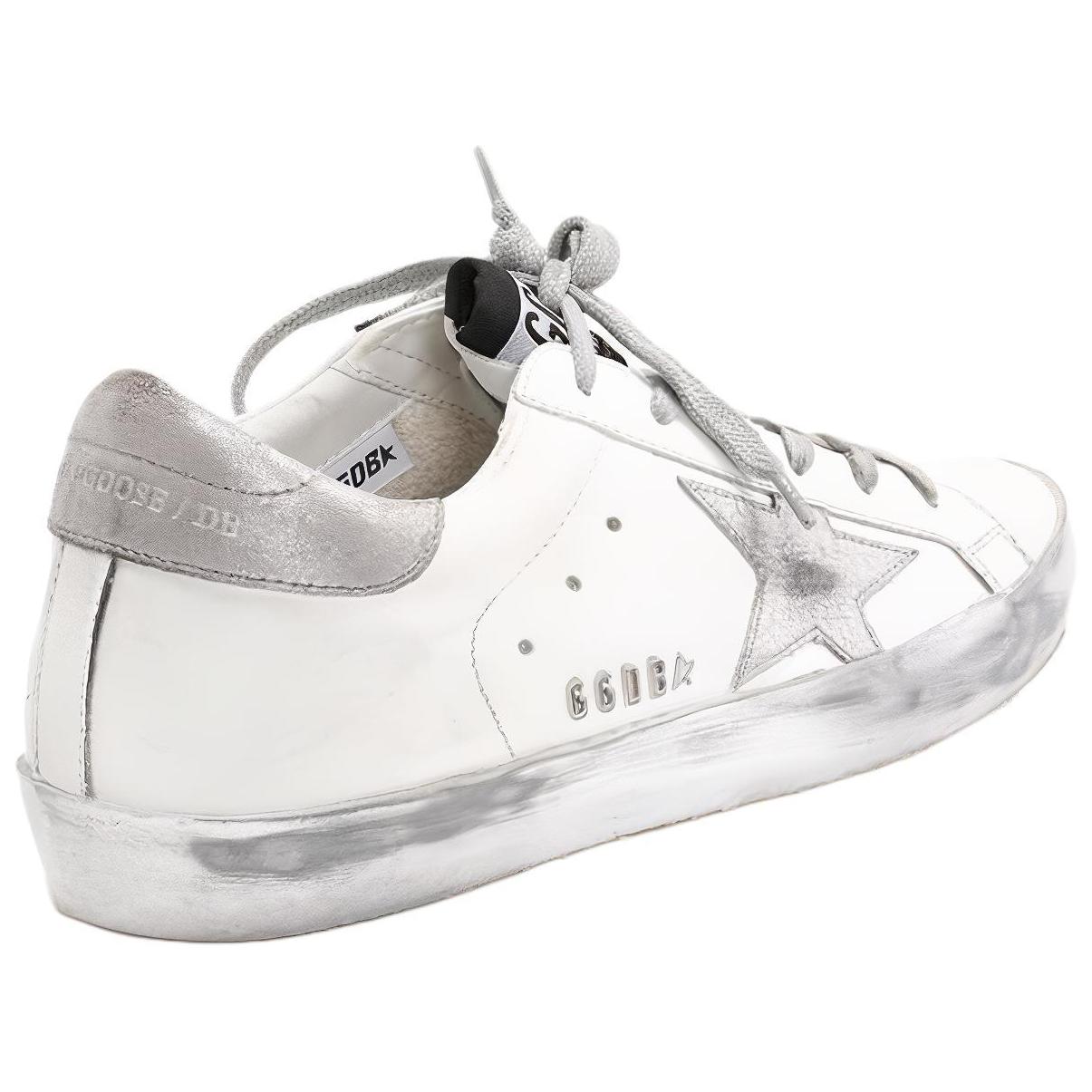 Lookbook (W) Golden Goose Super-Star 'Bintang Abu Silver Tail' Elegan Bekas GCOWS590.E36
