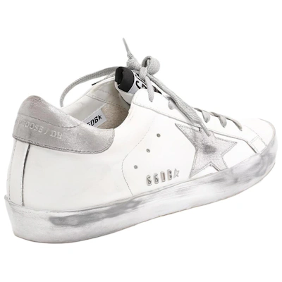 (Women) Golden Goose Super-Star 'Grey Star Distressed Silver Tail'