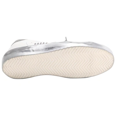 (Women) Golden Goose Super-Star 'Grey Star Distressed Silver Tail'