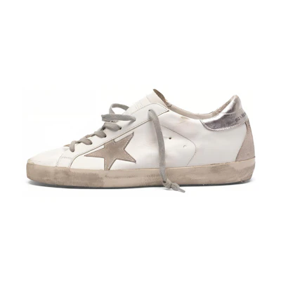 (W) Golden Goose Super-Star 'Grey Star White Silver Tail'