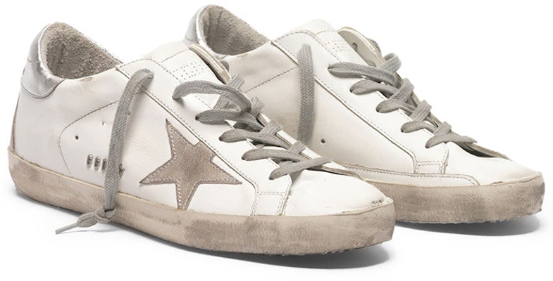 (Women) Golden Goose Super-Star 'Grey Star White Silver Tail' GCOWS590.W77 Lookbook (Women) Golden Goose Super-Star 'Grey Star White Silver Tail' GCOWS590.W77