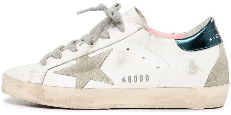 (Women) Golden Goose Super-Star 'Grey White Distressed' GWF00102.F002516.10346 Buy (Women) Golden Goose Super-Star 'Grey White Distressed' GWF00102.F002516.10346