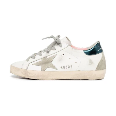 (W) Golden Goose Super-Star 'Grey White Distressed'