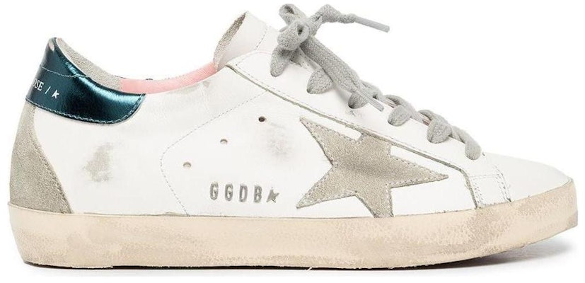 (Women) Golden Goose Super-Star 'Grey White Distressed' GWF00102.F002516.10346 Order (Women) Golden Goose Super-Star 'Grey White Distressed' GWF00102.F002516.10346