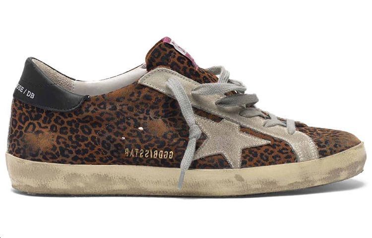 (W) Golden Goose Super-Star 'Leopard Print Distressed Black Tail' 圖 2