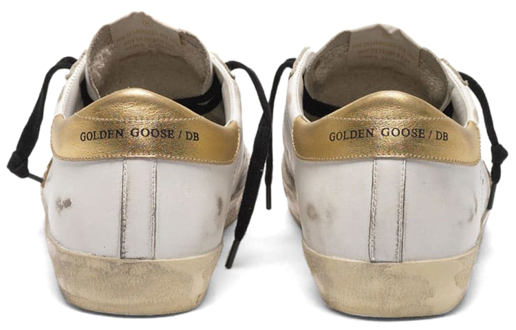 (W) Golden Goose Super-Star 'Leopard Star White Gold Distressed' 圖 5