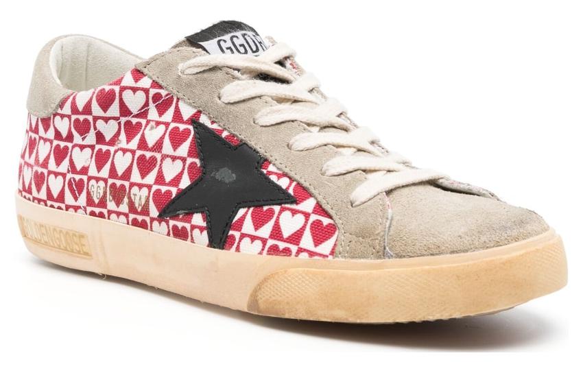 (W) Golden Goose Super-Star 'Light Grey/Red-White' 圖 2