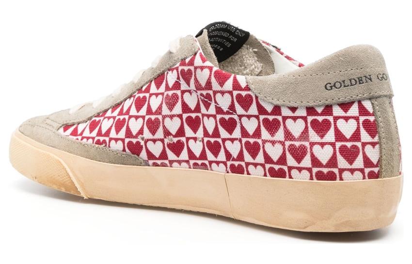 (W) Golden Goose Super-Star 'Light Grey/Red-White' 圖 3