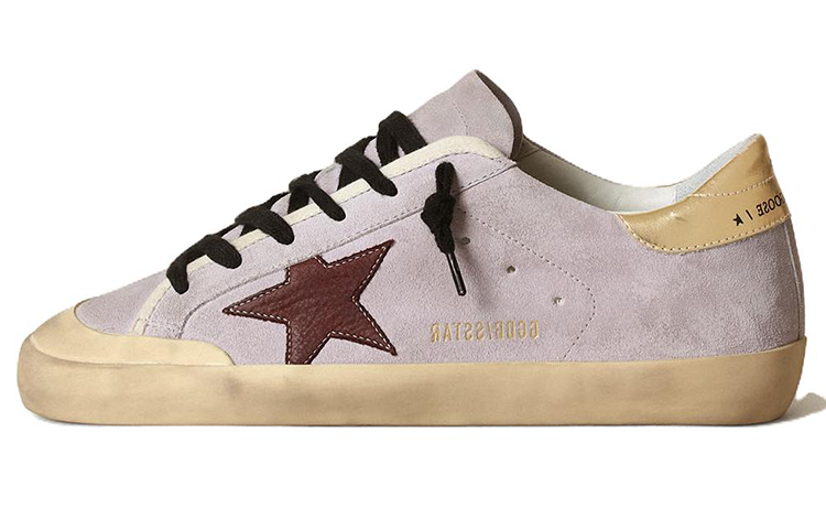 (W) Golden Goose Super-Star 'Light Purple Distressed Star'