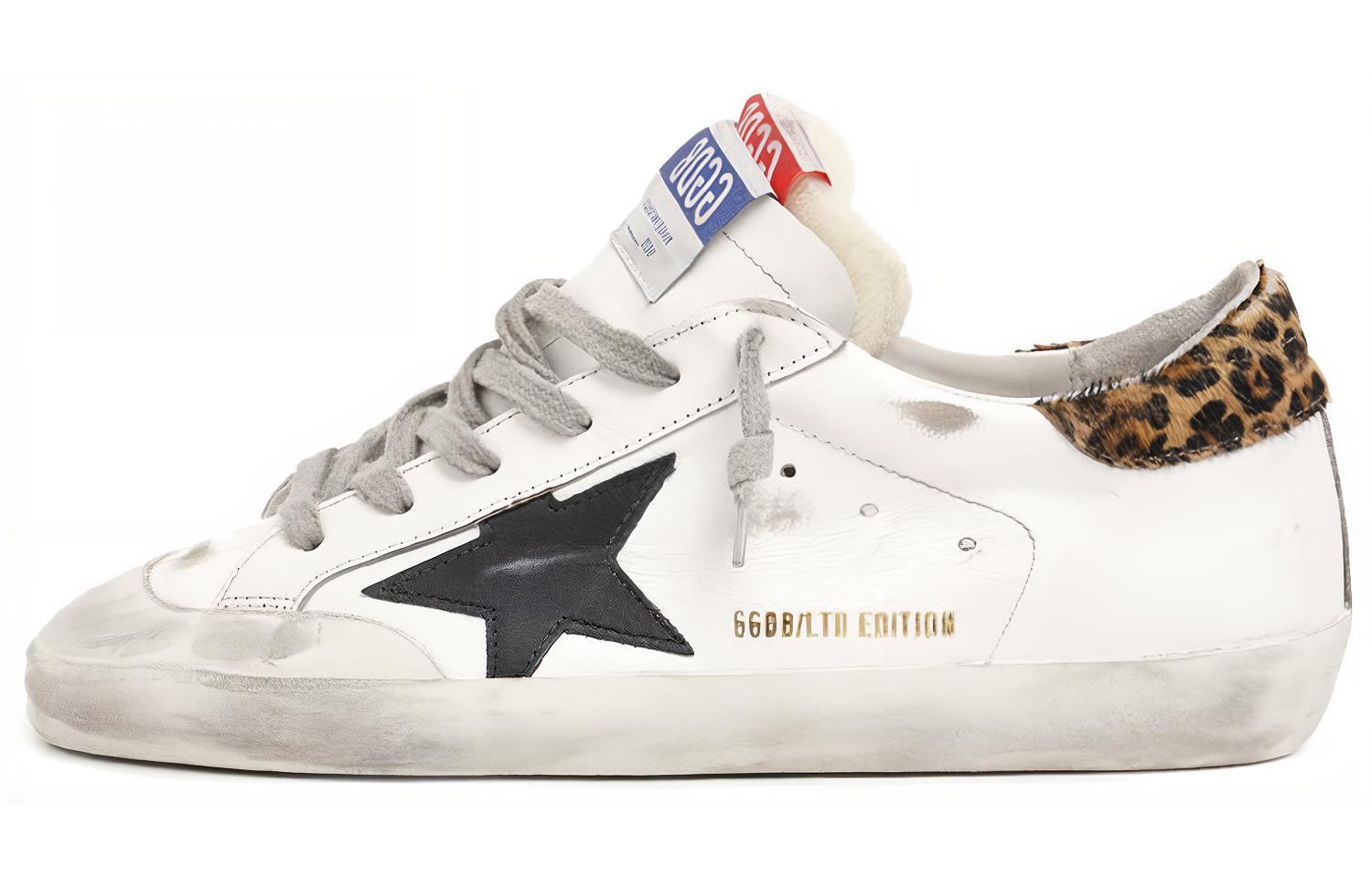 (W) Golden Goose Super-Star 'LTD Edition Distressed White Brown'