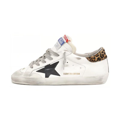 (W) Golden Goose Super-Star 'LTD Edition Distressed White Brown'