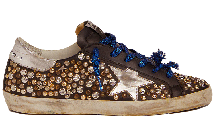 (W) Golden Goose Super-Star 'Metallic Brown Blue' 圖 2
