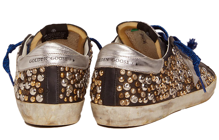 (W) Golden Goose Super-Star 'Metallic Brown Blue' 圖 4