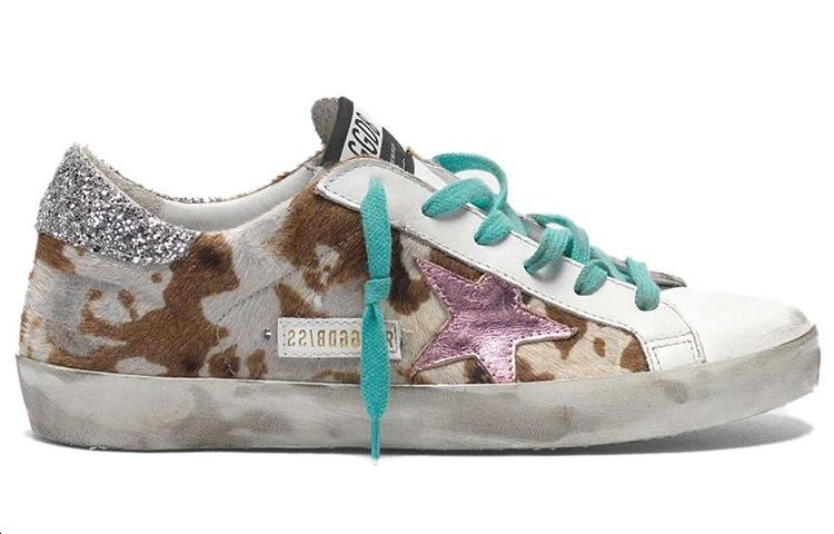 (W) Golden Goose Super-Star 'Oxford Print Glitter Heel' 圖 2