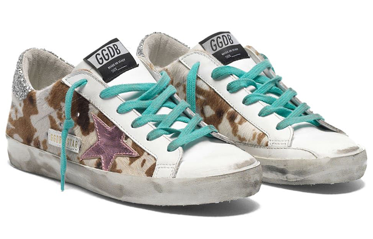 (W) Golden Goose Super-Star 'Oxford Print Glitter Heel' 圖 3