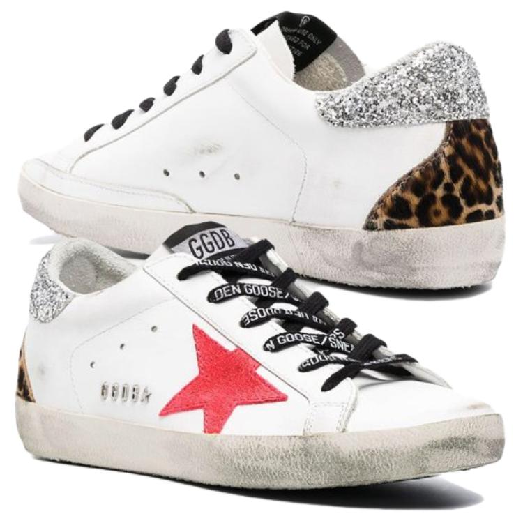 (W) Golden Goose Super-Star 'Pink Emblem Silver Heel Distressed' 圖 3