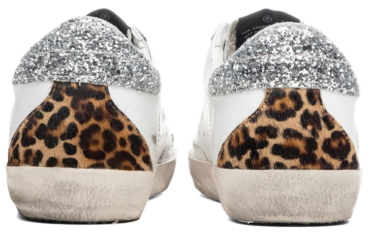 (W) Golden Goose Super-Star 'Pink Emblem Silver Heel Distressed' 圖 5