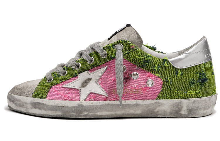(W) Golden Goose Super-Star 'Pink Green'