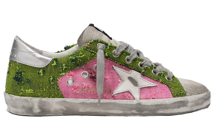 (W) Golden Goose Super-Star 'Pink Green' 圖 2