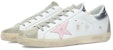 (W) Golden Goose Super-Star 'Merah Jambu Putih Distressed' GWF00102.F002435.81482