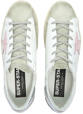 (Women) Golden Goose Super-Star 'Pink White Distressed' GWF00102.F002435.81482 Shop (Women) Golden Goose Super-Star 'Pink White Distressed' GWF00102.F002435.81482