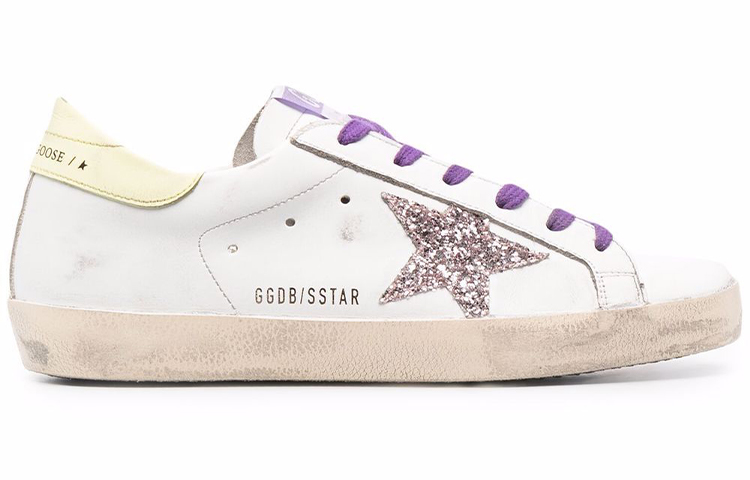 (W) Golden Goose Super-Star 'Purple White Distressed' 圖 2