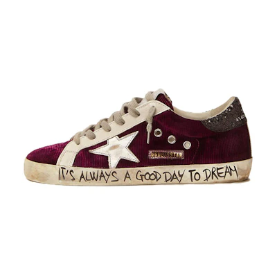 (W) Golden Goose Super-Star 'Raspberry Red'