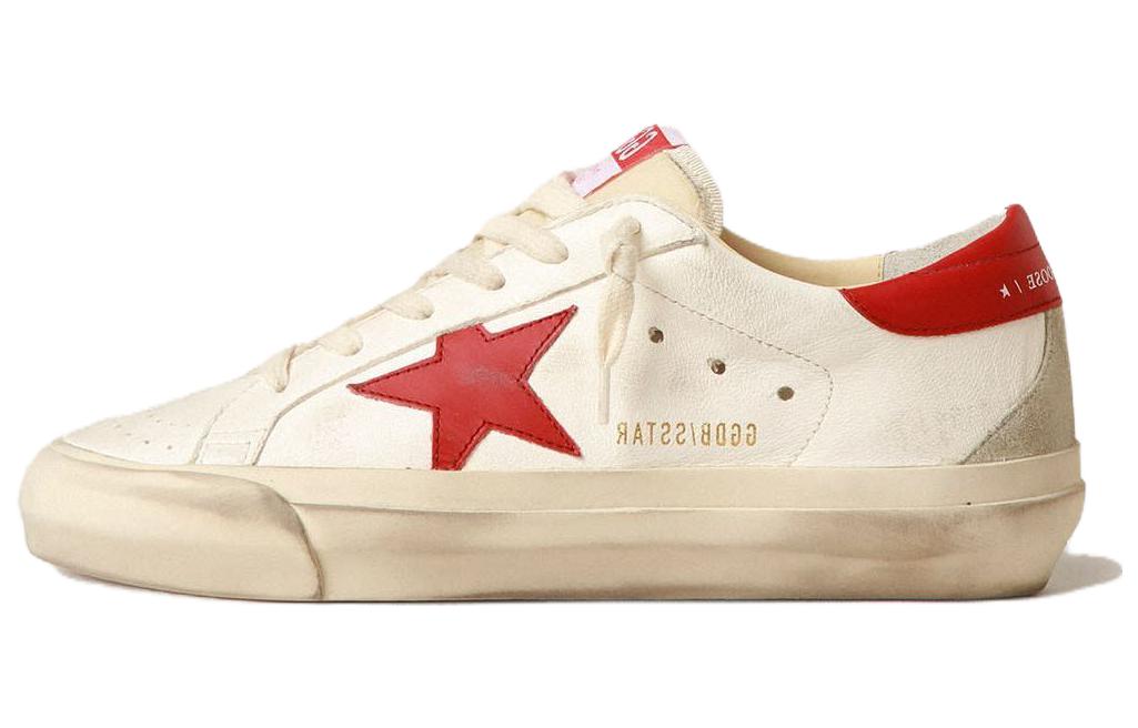 (W) Golden Goose Super-Star 'Red Low-Top'