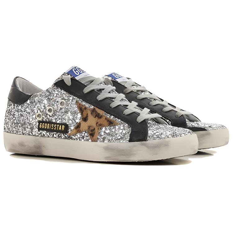 (W) Golden Goose Super-Star 'Sequin Black Tail Distressed' 圖 3